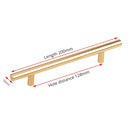 Stainless Steel Straight Cupboard Handles Knobs Brushed Black Gold Kitchen Door Handles Cabinet Pull Furniture Handle