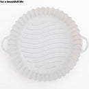 1PC Reusable Silicone Air Fryer Basket Oven Mold Baking Tray Pizza Fried Chicken Basket Round Square Pan Liner Accessories