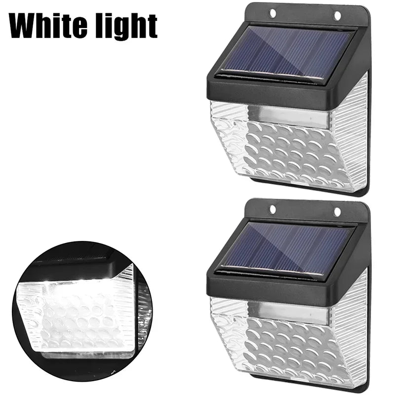 LED Solar Wall Lamps Outdoor Motion Sensor Solar Lights Garden Street Lighting Solar Lamp Waterproof Decor Security Wall Lights