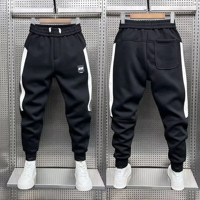 Plus Size Sports Casual Fashion Joggers Track Pants For Men And Women Versatile Autumn And Winter Leg Binding Harem Sweatpants