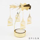Multi-shape Rotating Candlesticks Snowflake Angel Romantic Tea Party Candle Holder Wedding Christmas Metal Home Decor