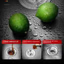 German Nano Sinks for Apartments Black Metal Three-hole Drain Kitchen Sink Light Luxury Household Kitchen Sink for Rental Houses