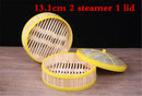 Bamboo wooden Steamer Kitchen Cookware Fish Rice Dim Sum Basket Rice Cooker With Lid food stuffed bun steamer 12” bamboo steamer