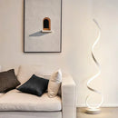 Modern LED Floor Lamp Smart Remote Control Spiral Light Bedroom Living Room Kitchen Sofa Corner Vertical Home Led Lighting Lamps