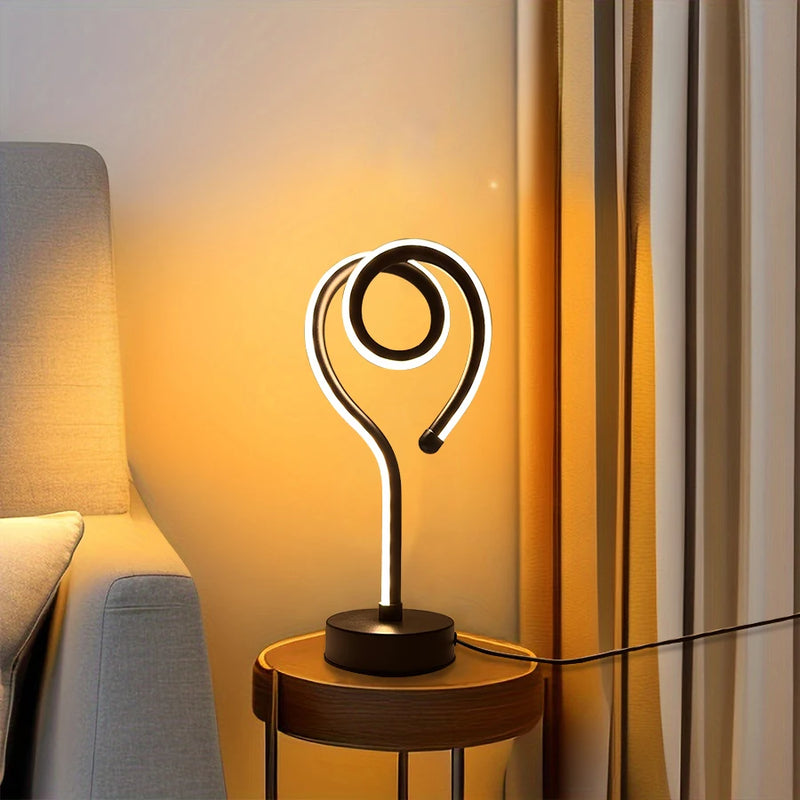 LED Water Ripple Ambient Nightlight USB Rechargeable Rotary Projection RGB Crystal table Lamp With Remote Control Bedroom Headbo