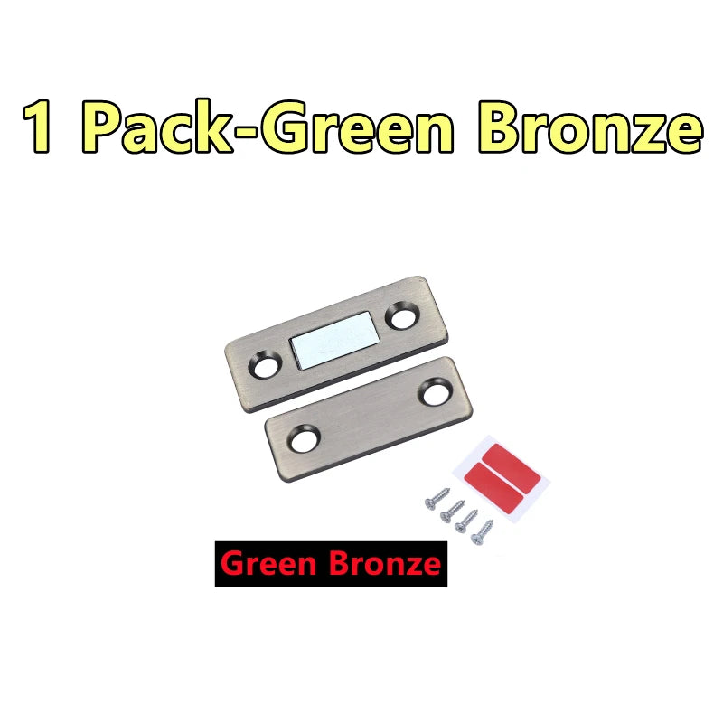 4/2/1Pack Ultra Thin Cabinet Magnetic Catch Adhesive Drawer Magnet Catch Kitchen Closet Door Closing Magnetic Door Catch Closer