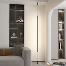 Modern Long Floor Lamps for Living Room Bedroom Bedside Lighting Long Line Floor Light EU Plug AC 220V Black Indoor Suspension