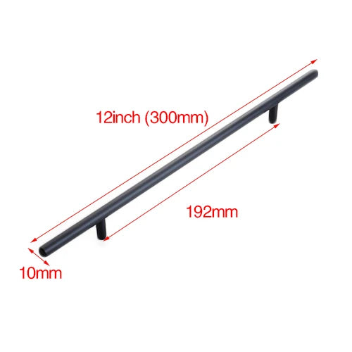 Stainless Steel Straight Cupboard Handles Knobs Brushed Black Gold Kitchen Door Handles Cabinet Pull Furniture Handle