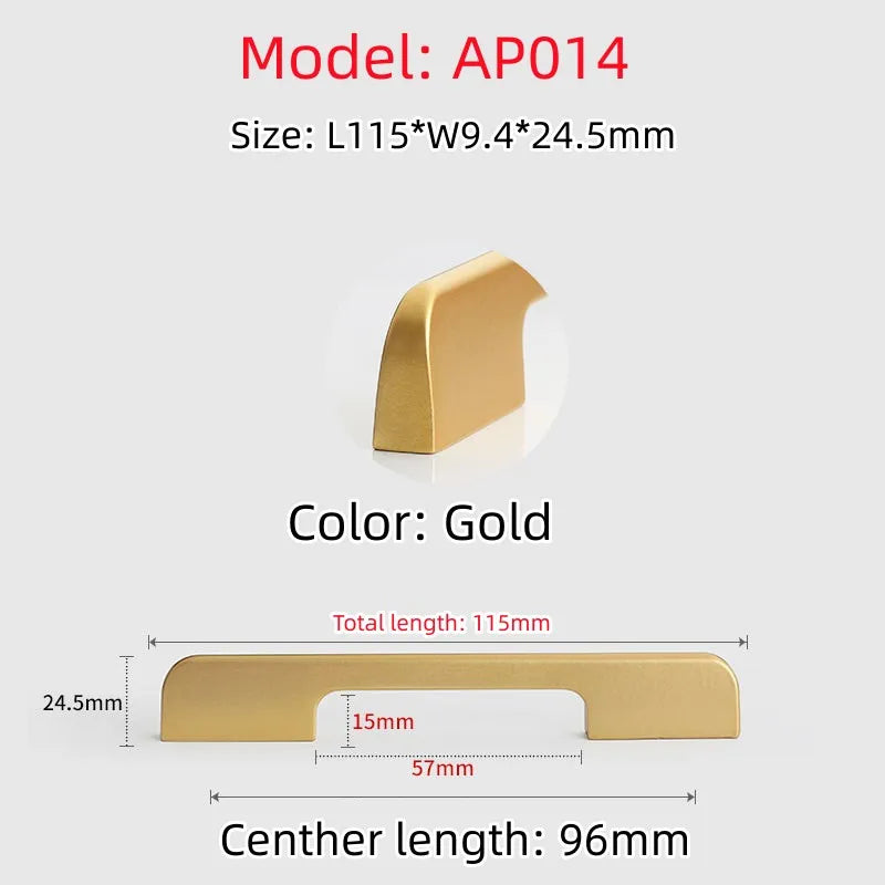 Long Simple Kitchen Cabinet Door Handles Aluminum Alloy Drawer Handle Pulls Wardrobe Cupboard Door Pull Furniture Hardwar Pulls