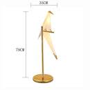 Perch Light Floor Lamp Led Designer gold Origami Bird Standing Lamps for Living Room creative Art Deco safaside corner Lamp