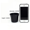 10pcs Mini Plastic Round Flower Pot Nursery Home Office Decor Green Artificial Refinement Garden Tools 2 Colors