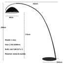 Nordic Led Floor Lamp Fishing Lights Indoor Living Room Decoration Home  Modern Sofa Lamp Bedroom Bedside Lighting Light Fixture