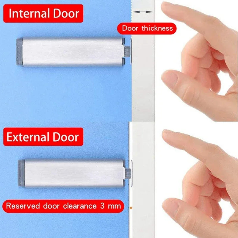 Push Latches for Cabinets 6 Pack Push to Open Cabinet Hardware Push Press Latch Kitchen Door Push-Release Latch