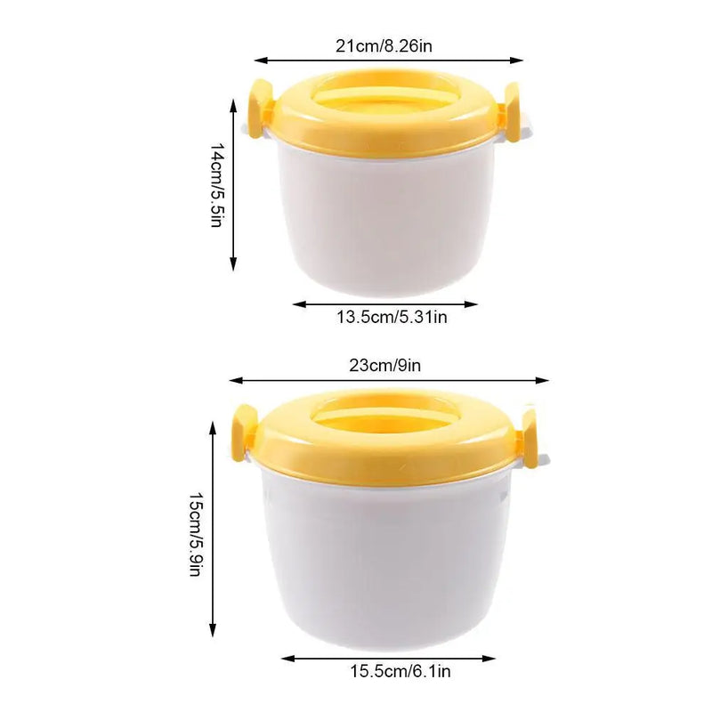 Microwave Rice Cooker Steamer Pot Pastamaker Microwave Veggie Cookware Cooking Soup Pressure Pots Bowl Micro Vegetable Container