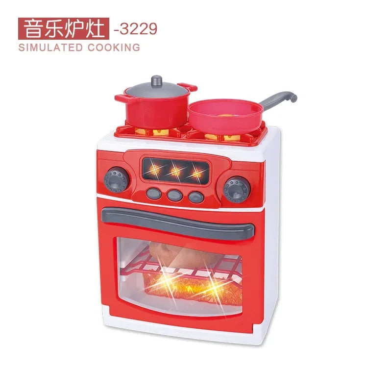 Children's simulated kitchen playhouse toy multifunctional cooking small appliance set toy