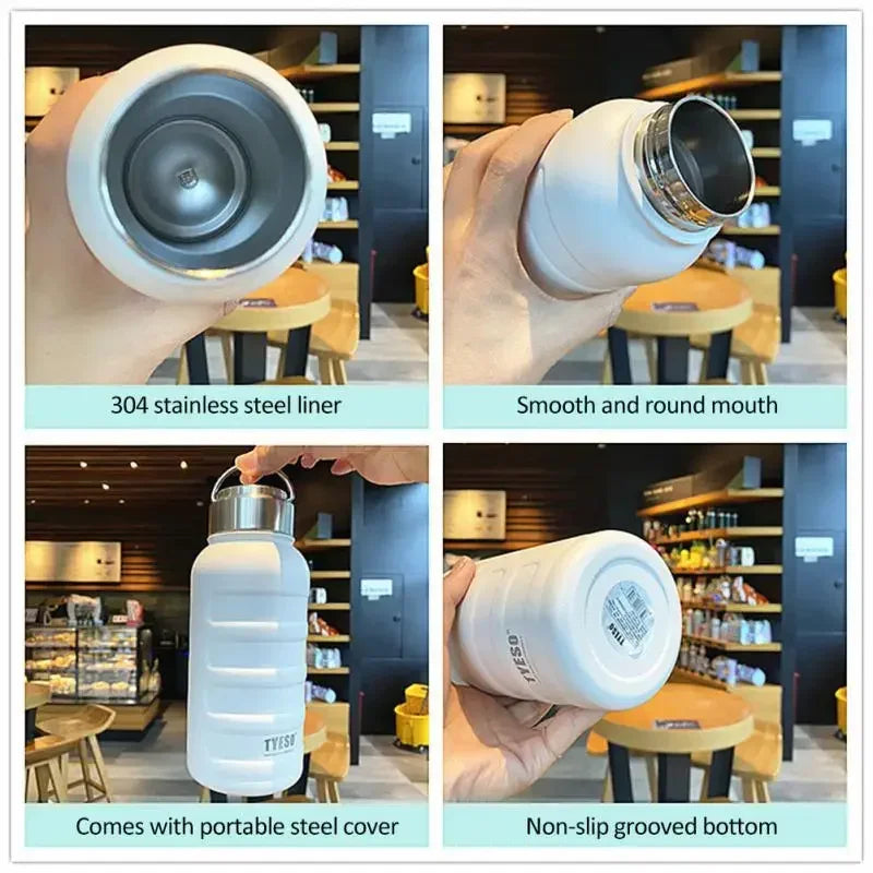 Tyeso Thermos Water Bottle 1000ml 750ml 360ml Double Stainless Steel Vacuum Flask Mug Portable Outdoor Fitness Sports Drinks Cup