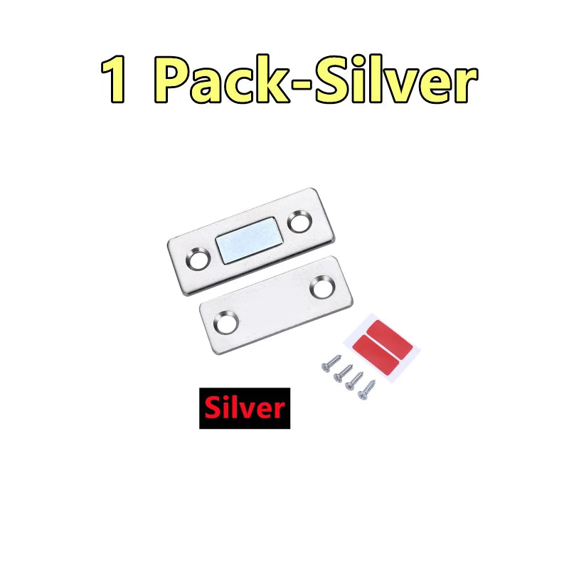 4/2/1Pack Ultra Thin Cabinet Magnetic Catch Adhesive Drawer Magnet Catch Kitchen Closet Door Closing Magnetic Door Catch Closer