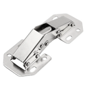 Steel Cabinet Hinges No-Drilling Slot Cabinet Door Bridge Hinges Kitchen Cabinet Cupboard Hinges Furniture Hardware Cushion Hing