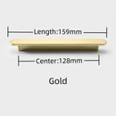 Luxury Black Kitchen Cabinet Handles Gold Door Dressers Wardrobe Closet Drawer Knobs Silver Closet Furniture Decoration Pulls