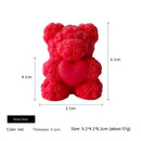 2023 New Arrival Handmade DIY Rose Bear Scented Candle Creative Bedroom Decoration Valentine's Day Candle Making Kit