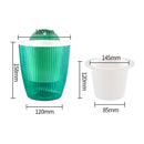 with Drainage Hole Self Watering Flower Pot for Indoor Outdoor Plants Wall Mounted Self Watering Planters